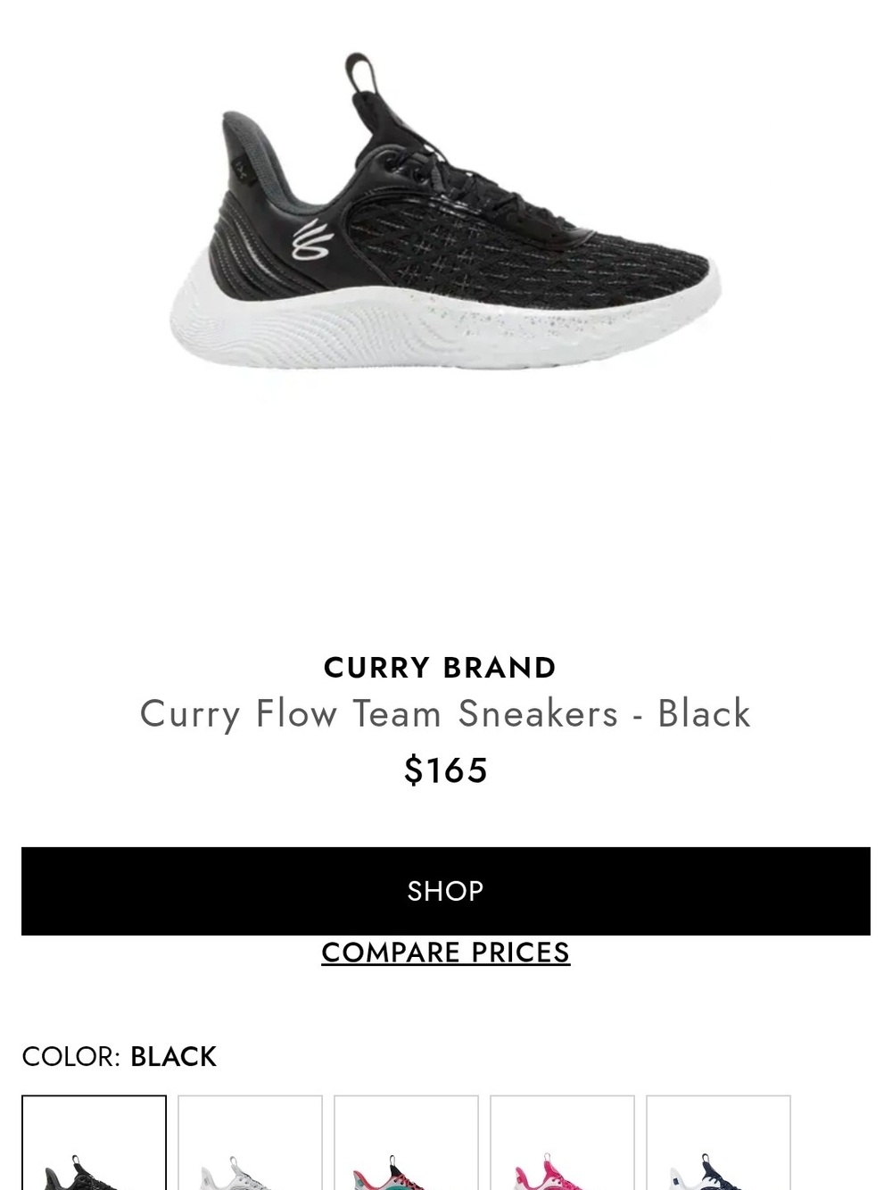 Under Armour Kids Sneakers - Black/White